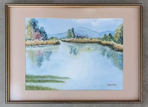 Sarie C. Thom watercolour painting