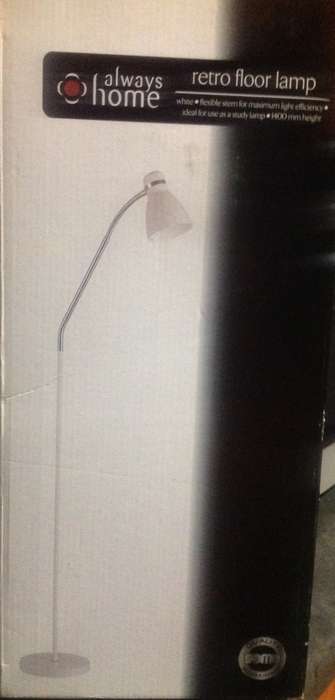 Brand new in the box always home retro floor lamp