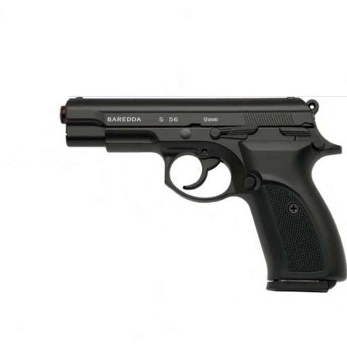 Baredda S56 Black - Blank Gun(CZ 75 Replica) + 10 Blank Rounds- Clearance