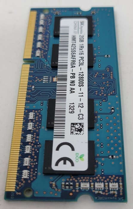 SK Hynix 2GB PC3L-12800S DDR3-1333MHz Laptop Memory HMT425S6AFR6A-PB N0 AA