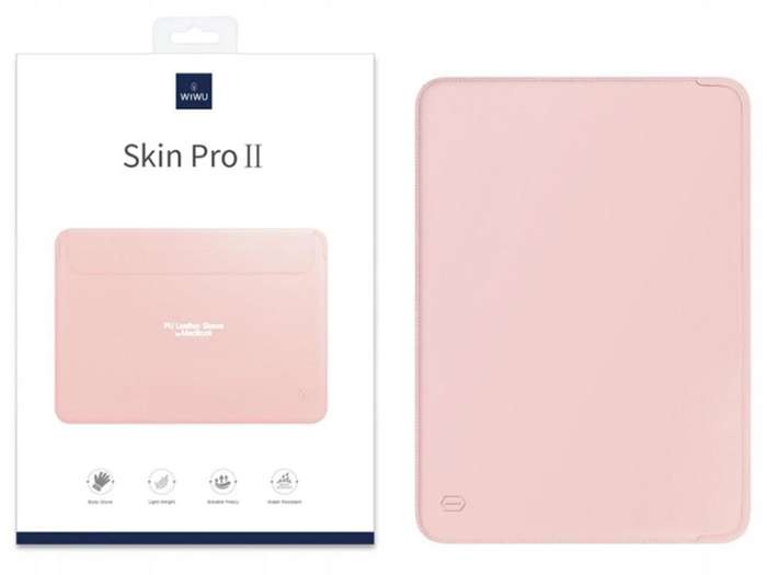 WIWU Skin Pro 12-Inch PU Leather Protection Sleeve for MacBook