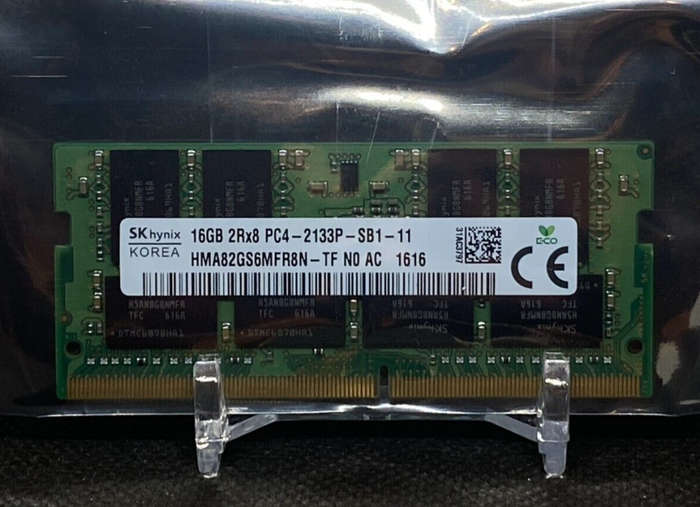 SK Hynix 16GB (1x16GB) 2Rx8 DDR4 PC4-2133P 260 Pin SODIMM RAM Memory Laptop DDR4