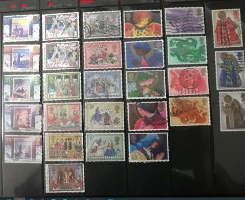 Great Britain - 12 Different Full Christmas Sets - Used - Great Condition