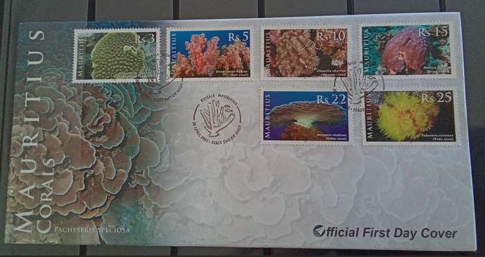Mauritius - FDC - Corals 2007