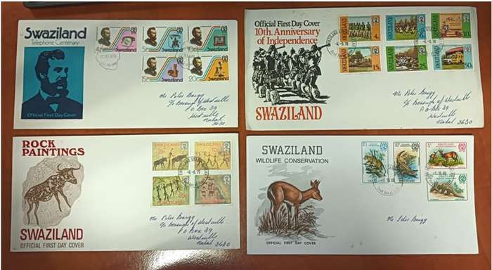 Swaziland 4 FDC's