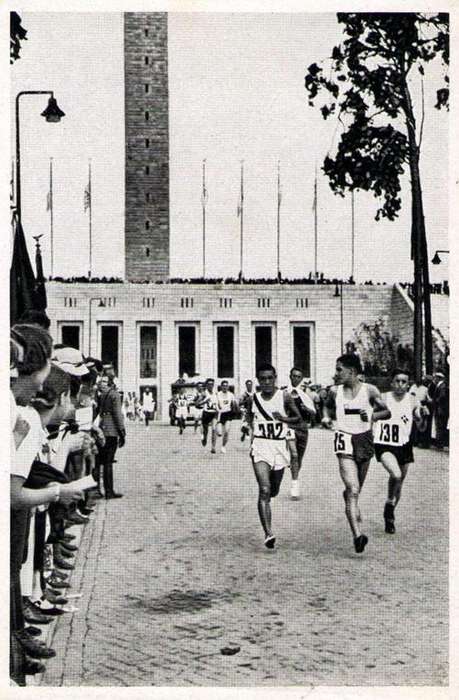 Olimpiese Somerspele 1936 BERLIN - Vintage collectors card - pict. 69 Gr. 60
