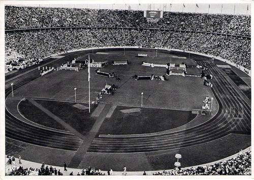 Nazi-Duitsland - Olimpiese Somerspele 1936 BERLIN - Vintage collectors card - pict. 187 Gr. 59