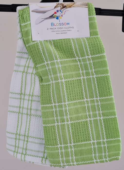 Microfiber Mini Triangular Dust Mop and Cotton Dishcloth Combo