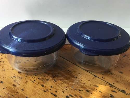 2 x Tupperware containers