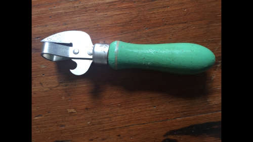 Vintage Opener with Wooden Handle