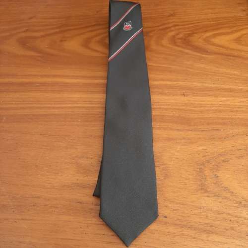 Black Tie with badge