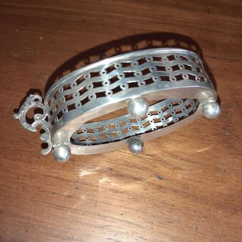 Hallmarked Silver Dish Stand - Inside Dish missing - See pictures
