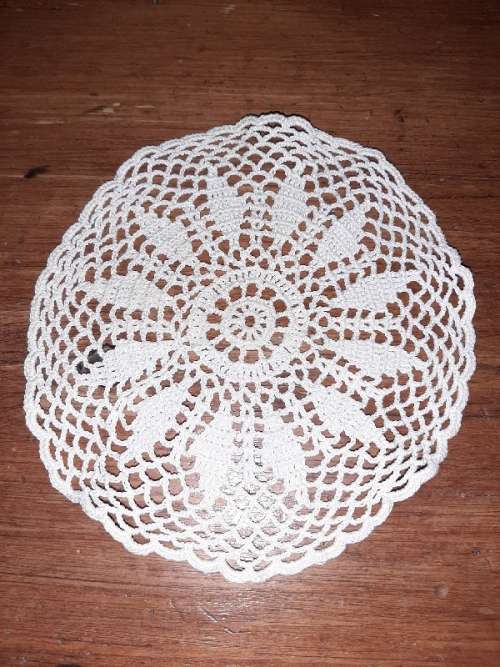 Finely Crochet Doilie - Diameter 16cm