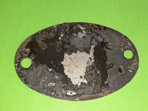 Vintage Enamel Number 298