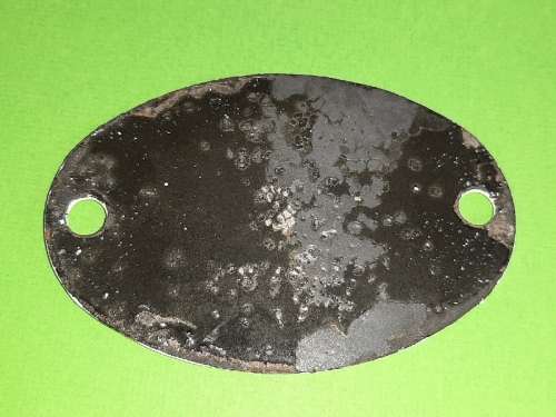 Vintage Enamel Number 127