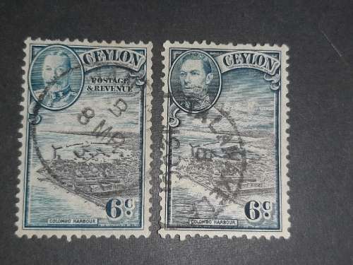 2 x Ceylon Stamps