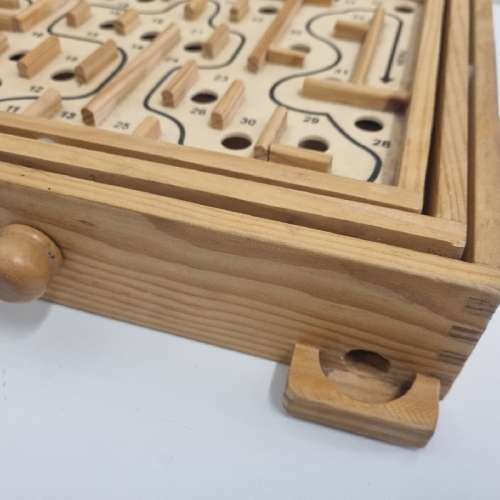 Wooden Labyrinth Maze Board Game