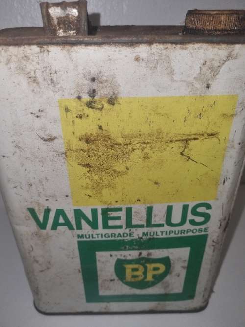 Vintage BP 1 Gallon Tin