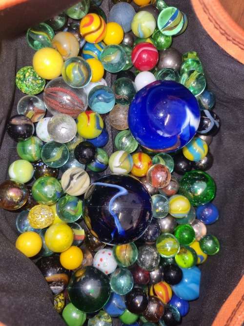 160 Marbles - Various sizes