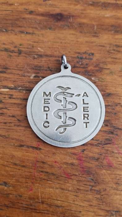 Vintage Medic Alert Pendant