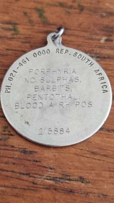 Vintage Medic Alert Pendant