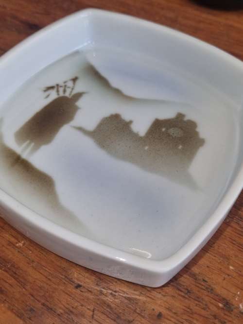 Highback Porcelain Lochgilphead Scotland - Pin Dish - 10cm x 10cm