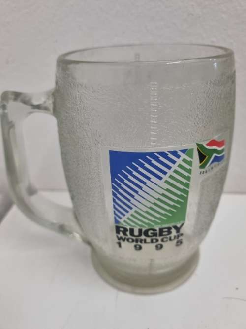 1995 World Cup Rugby Glass Mug
