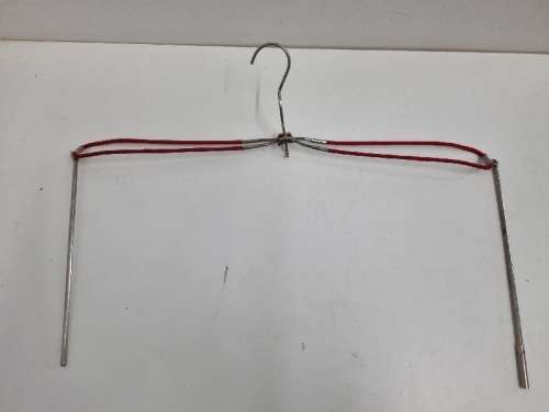 Vintage Fouldable Metal Clothes Hanger with hanging rods