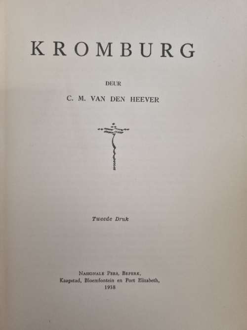 Krombrug deur C.M. van den Heever - 1938
