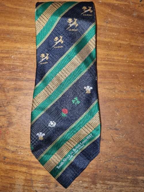 Rugby Tie - South Africa vs British Lions 1997