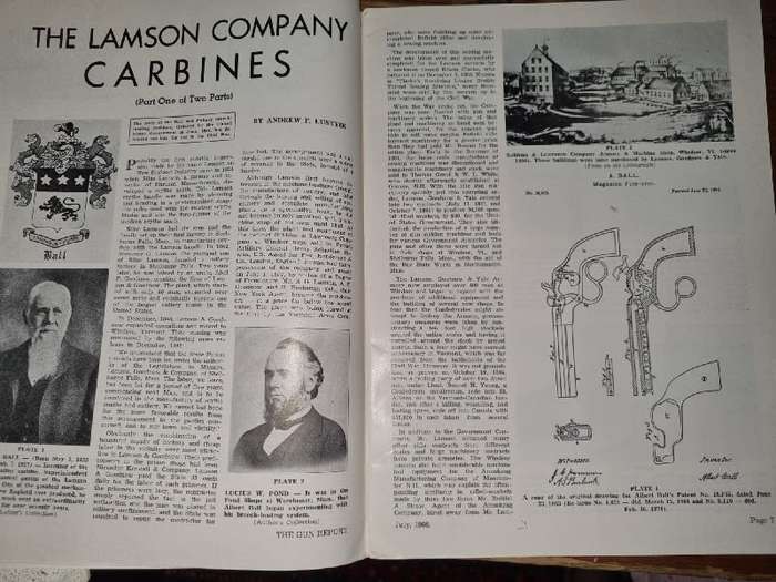 The Gun Report - Magazine - July 1966 - The Lamson Company Carbines