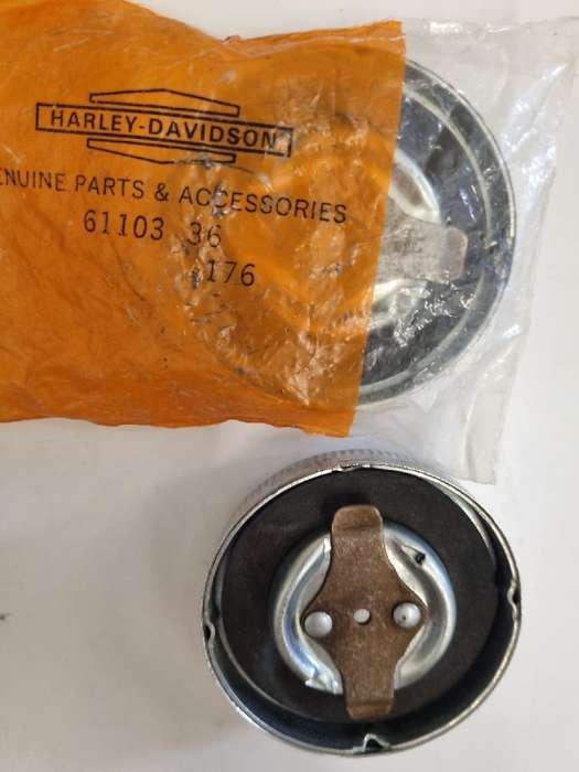 2 x Genuine Harley-Davidson Oil Caps - One is still sealed