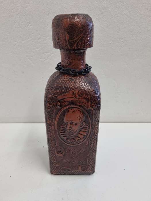 Leather covered bottle