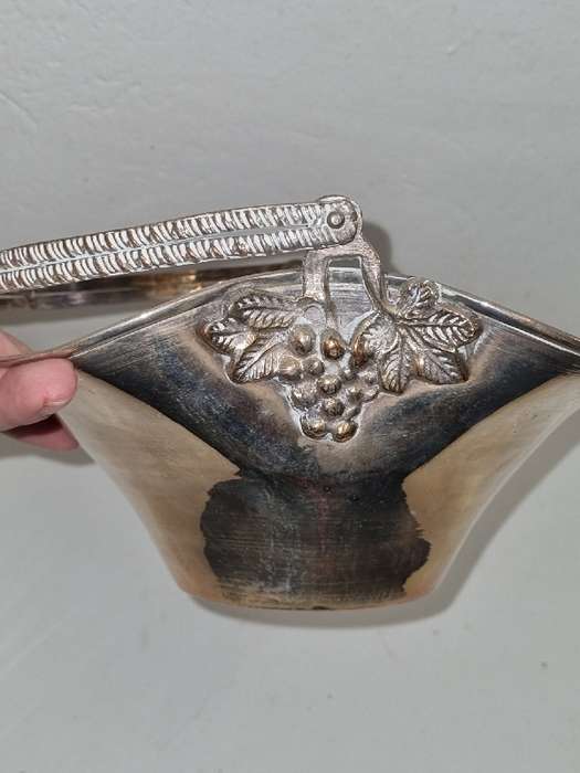 Silver Plated bowl with handle - Good quality item