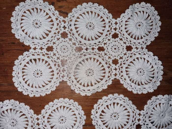 3 x Beautiful Crochet Doilies