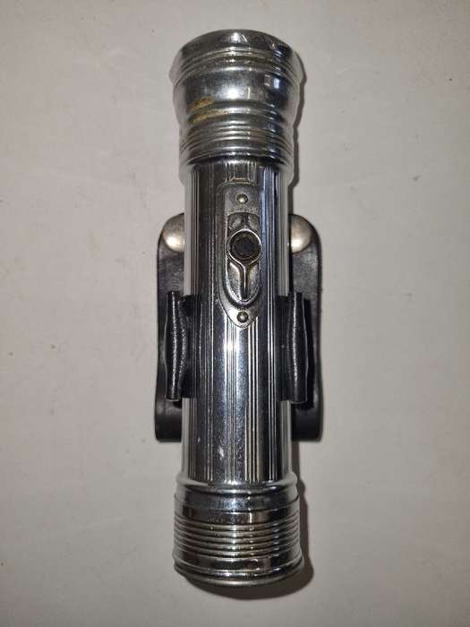 Vintage Eveready Torch - Flashlight - Chrome Plated