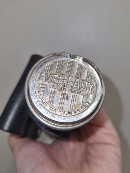 Vintage Eveready Torch - Flashlight - Chrome Plated