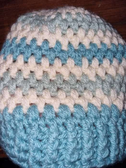 Hand crochet beanie