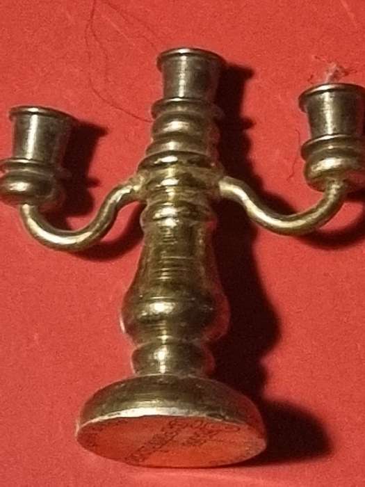 Handcrafted Brass Temptations - Solid Brass Miniature Candlestick