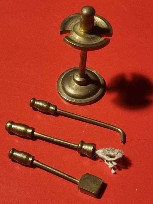 Handcrafted Brass Temptations - Solid Brass Miniature Fireplace set