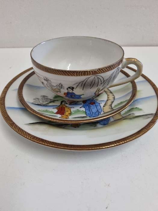 Royal Avon Trio - Fine Porcelain - Face edged in bottom of cup