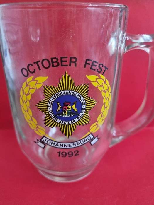 SAPS October Fest Beer Mug - Johannesburg 1992