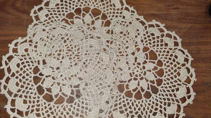 3 x Crochet Doilies Diameter - 29cm each