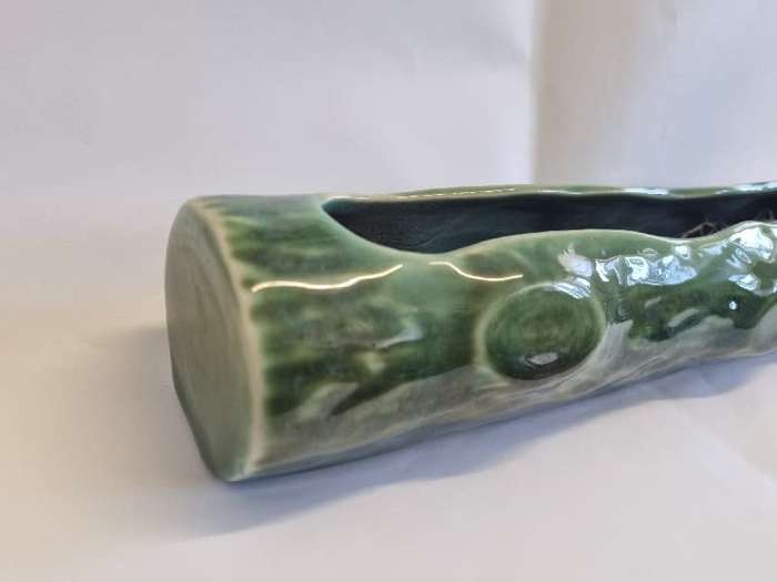 Vintage Log shaped Vermont vase - 27cm