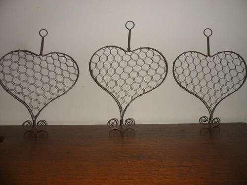 3 x Pragtige Draad Harte