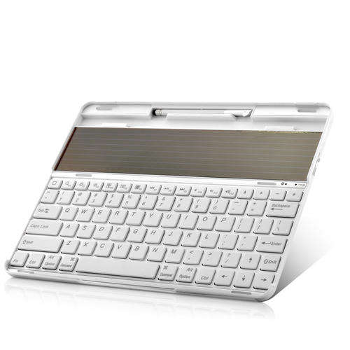 Solar Panel Bluetooth Keyboard - For iPad, Android Tablet and Phone - A245