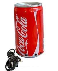 Multimedia Speaker Coke Mp3 Player USB/ TF/ FM