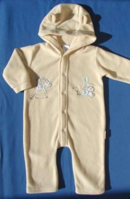 123 - neutral warm baby grow  - 6 to 9 months - 100 % polyester