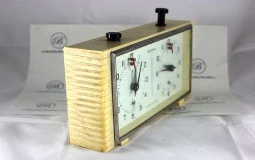 Original Old Soviet USSR Russian Export Chess Clock. 1960-s. Mechanical movement.