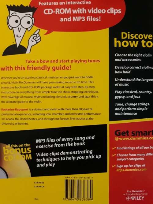 Violin for Dummies - Bonus CD ROM - Katharin Rapoport